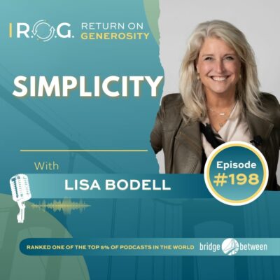 Lisa Bodell talks about simplifying our lives in a culture of busy.