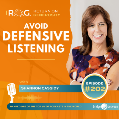 Shannon Cassidy discusses the concept of defensive listening, a barrier to effective communication.