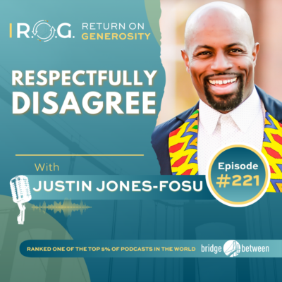 Justin Jones-Fosu, a dynamic speaker and social entrepreneur, about his life experiences and insights on meaningful work, inclusion, and effective communication.