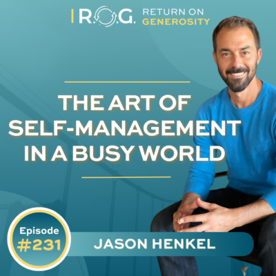 Jason Henkel, founder of Focus to Evolve, shares his journey from a hectic corporate life to discovering the value of self-management and centeredness, highlighting the importance of achieving balance and productivity without burnout.